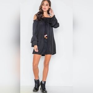 LoveRiche Boho Off Shoulder Dress